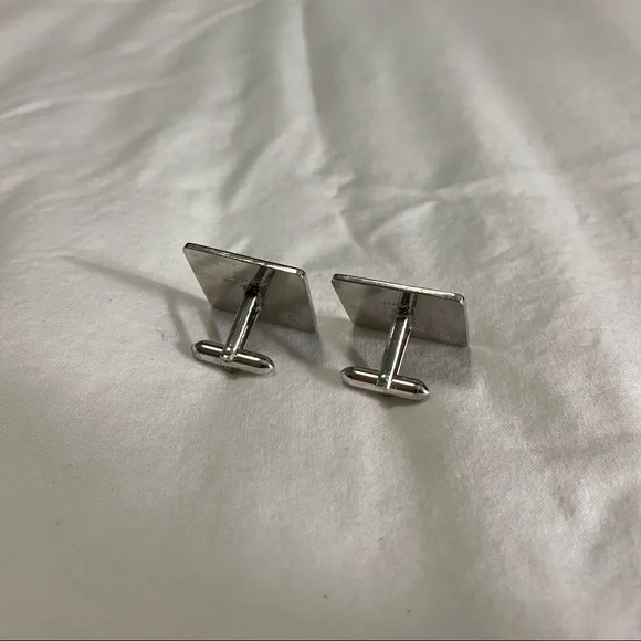 Swank Pink Horse Mid Century Cuff Links & Tie Clip Set - Picture 6 of 8